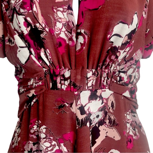 Karl Lagerfeld for Macy's Impulse A-line Floral Mini Dress Size 0 - Picture 6 of 8